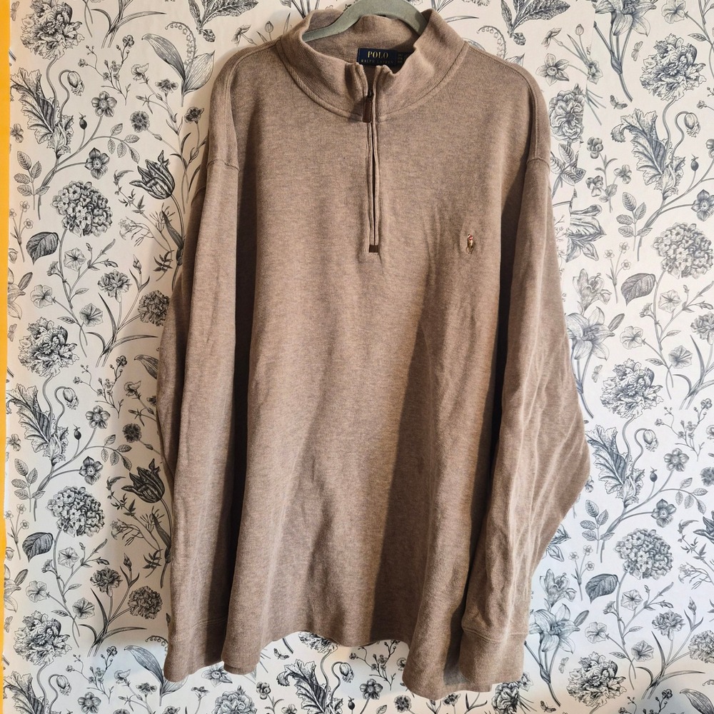 Polo Ralph Lauren Mens 3 XL Pullover Pony Logo Old Money Designer Sweater Smart